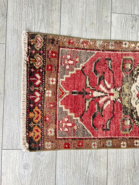 El Dokumasi Halı Kilim Yolluk Paspas Ölçü 96X43 Cm
