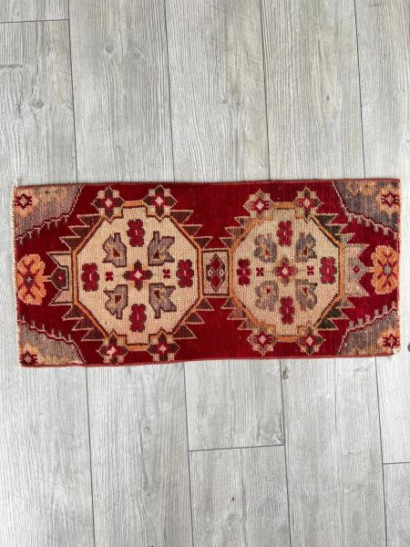 El Dokumasi Halı Kilim Yolluk Paspas Ölçü 79X37 Cm