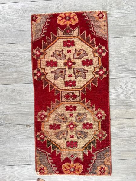 El Dokumasi Halı Kilim Yolluk Paspas Ölçü 79X37 Cm