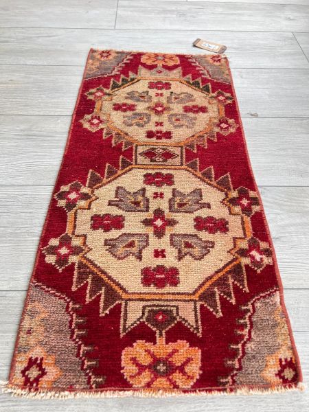 El Dokumasi Halı Kilim Yolluk Paspas Ölçü 79X37 Cm