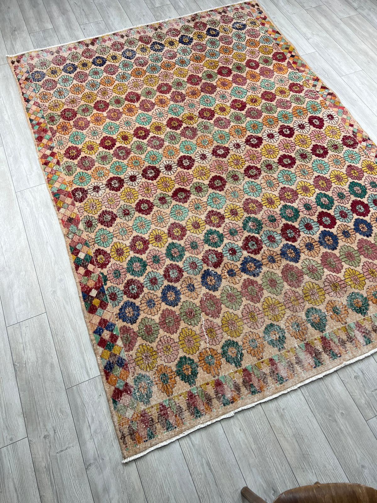 El Dokumasi Halı Kilim Yolluk Paspas Ölçü 287X205 Cm