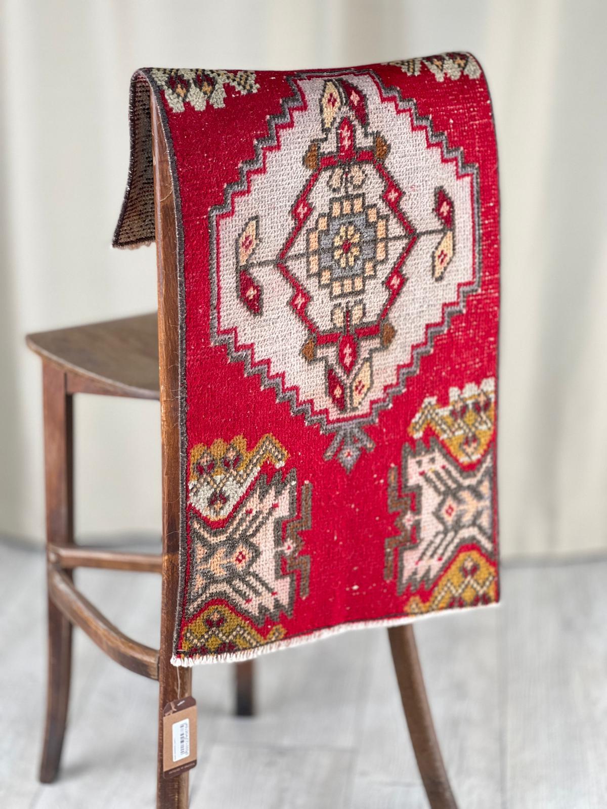 El Dokumasi Halı Kilim Yolluk Paspas Ölçü 86X41 Cm