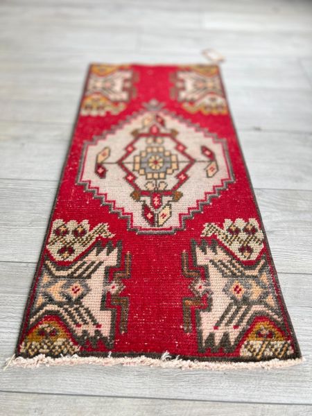 El Dokumasi Halı Kilim Yolluk Paspas Ölçü 86X41 Cm