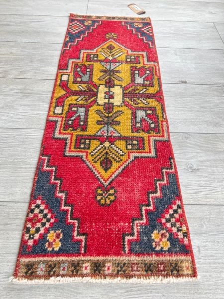 El Dokumasi Halı Kilim Yolluk Paspas Ölçü 93X32 Cm
