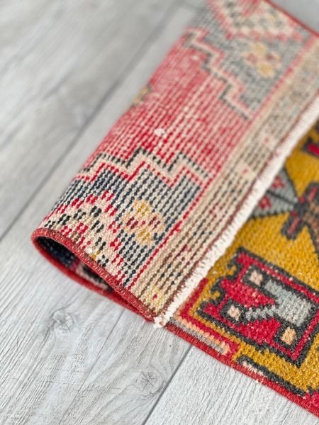 El Dokumasi Halı Kilim Yolluk Paspas Ölçü 93X32 Cm