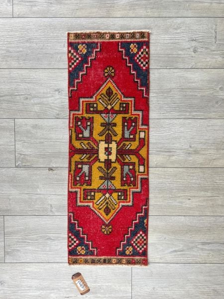 El Dokumasi Halı Kilim Yolluk Paspas Ölçü 93X32 Cm