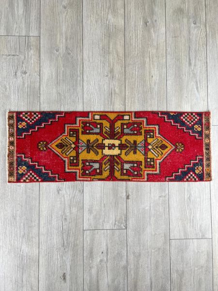 El Dokumasi Halı Kilim Yolluk Paspas Ölçü 93X32 Cm