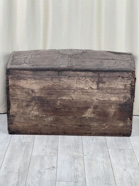 Eski Antika Sandık Ölçü 105X56,5 Cm H 65 Cm