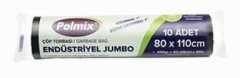 Çöp Torbası Polmix Endüstiriyel 500 Gram 80X110 Siyah 1 Koli