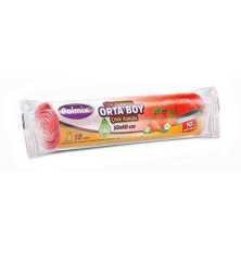 Çöp Torbası Polmix Büzgülü Orta 55X60 Çilek Kokulu Pembe 1 Paket