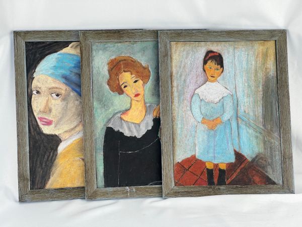 Üç Parçali Tablo Ölçü 35X45 Cm H 4 Cm