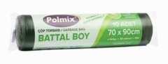 Çöp Torbası Polmix Battal 140 Gram 70X90 Siyah 1 Koli 24 Paket