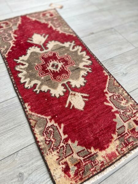 El Dokumasi Halı Kilim Yolluk Paspas Ölçü 90X40 Cm