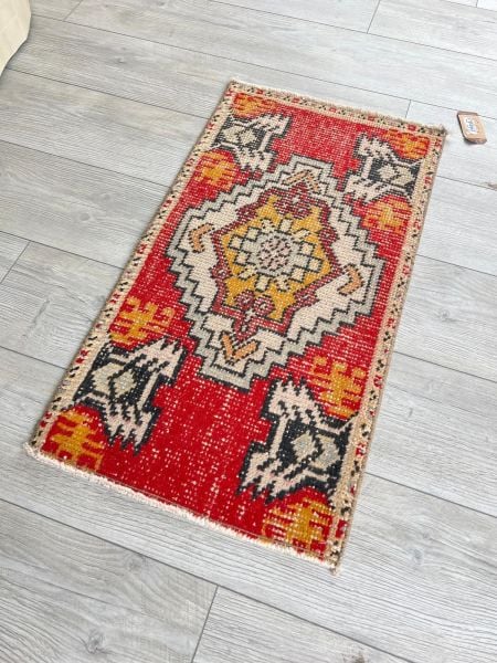 El Dokumasi Halı Kilim Yolluk Paspas Ölçü 86X46 Cm