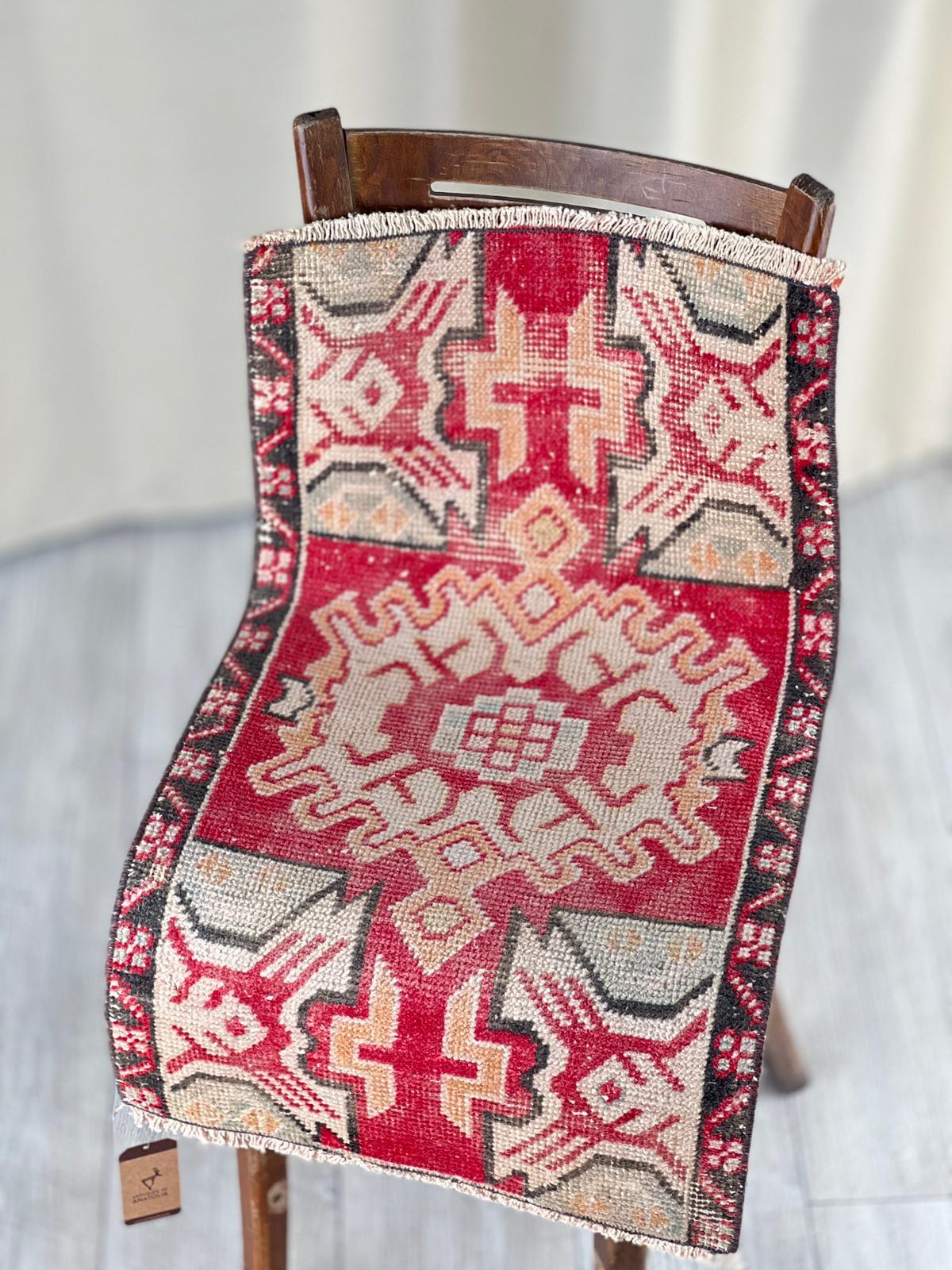 El Dokumasi Halı Kilim Yolluk Paspas Ölçü 83X43,5 Cm