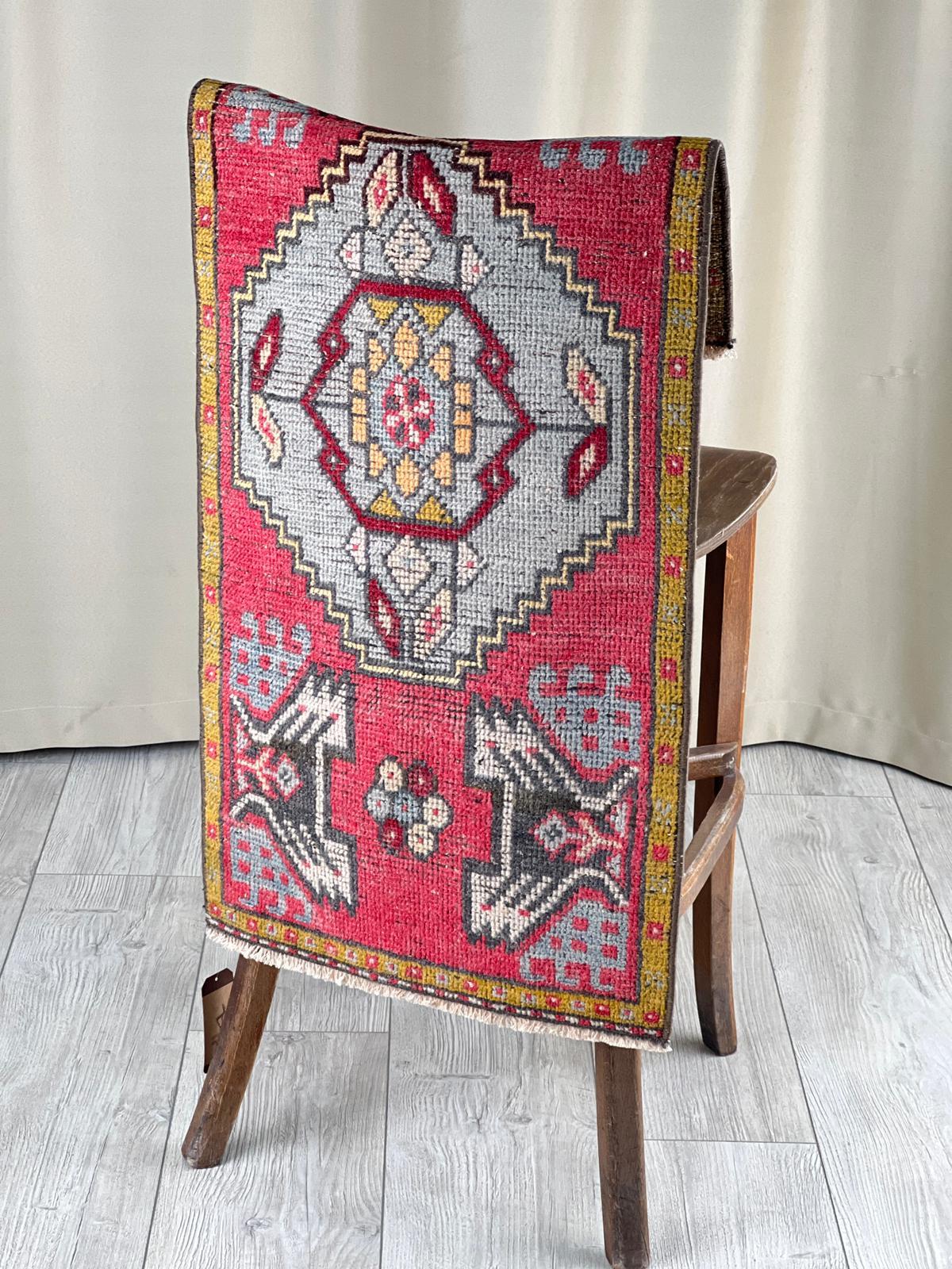 El Dokumasi Halı Kilim Yolluk Paspas Ölçü 96,5X45,5 Cm