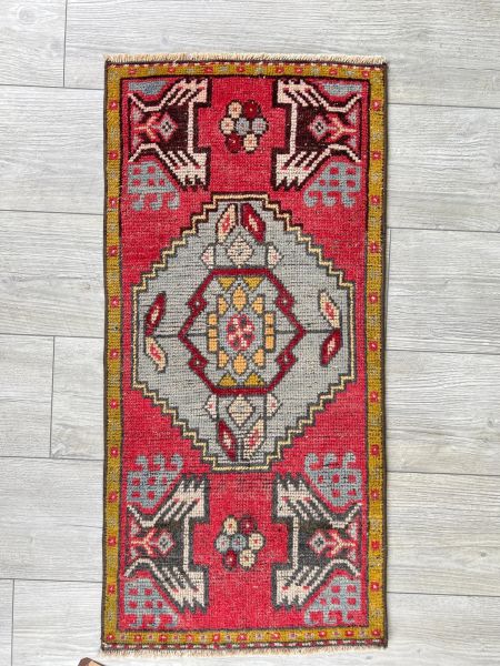 El Dokumasi Halı Kilim Yolluk Paspas Ölçü 96,5X45,5 Cm