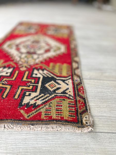 El Dokumasi Halı Kilim Yolluk Paspas Ölçü 92X43 Cm