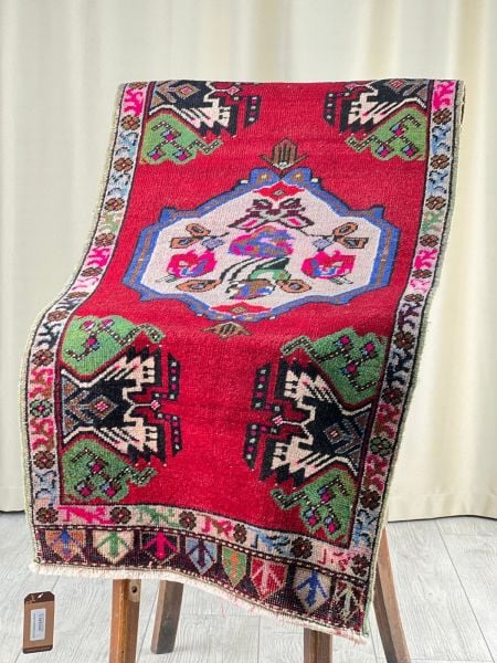 El Dokumasi Halı Kilim Yolluk Paspas Ölçü 55X113 Cm