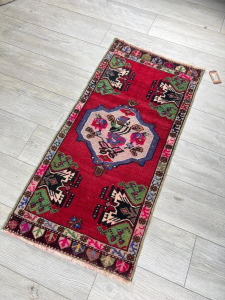 El Dokumasi Halı Kilim Yolluk Paspas Ölçü 55X113 Cm
