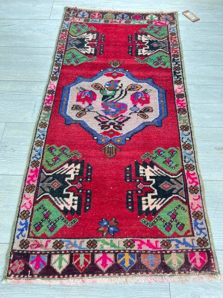 El Dokumasi Halı Kilim Yolluk Paspas Ölçü 55X113 Cm