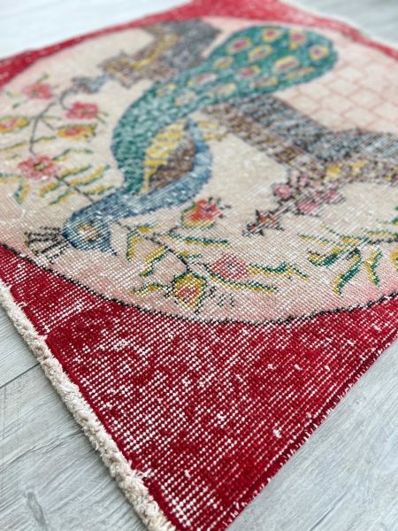 El Dokumasi Halı Kilim Yolluk Paspas Ölçü 78,5X86 Cm