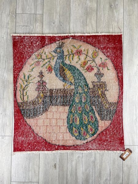 El Dokumasi Halı Kilim Yolluk Paspas Ölçü 78,5X86 Cm