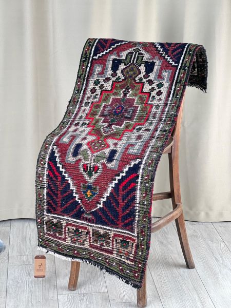 El Dokumasi Halı Kilim Yolluk Paspas Ölçü 124X49 Cm