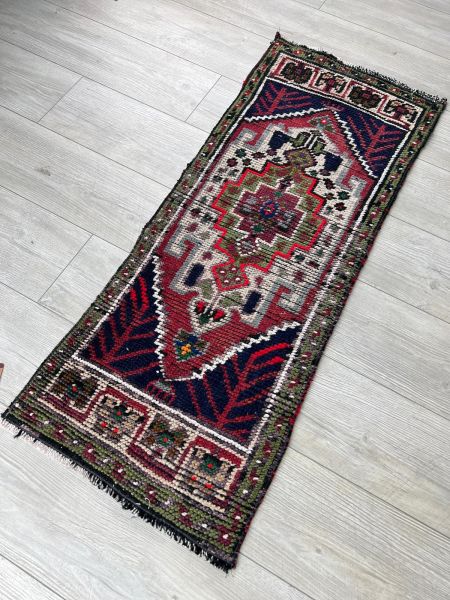 El Dokumasi Halı Kilim Yolluk Paspas Ölçü 124X49 Cm
