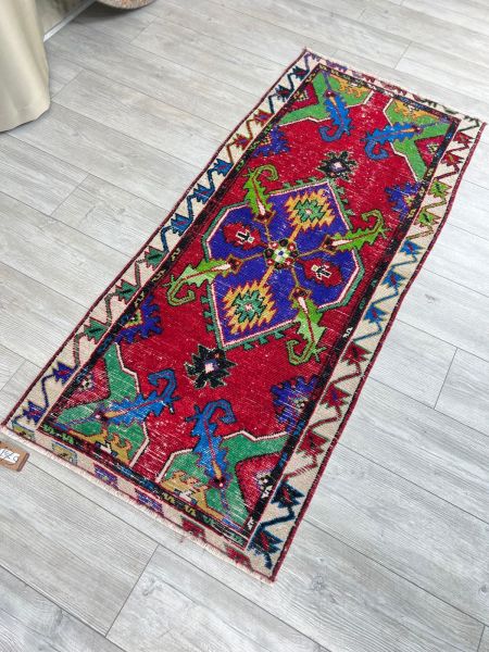 El Dokumasi Halı Kilim Yolluk Paspas Ölçü 165X73 Cm