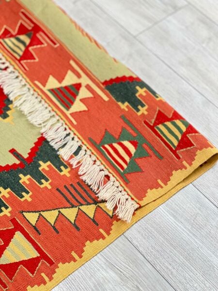 El Dokumasi Halı Kilim Yolluk Paspas Ölçü 180X111 Cm