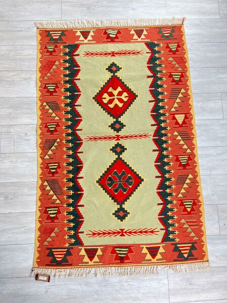 El Dokumasi Halı Kilim Yolluk Paspas Ölçü 180X111 Cm