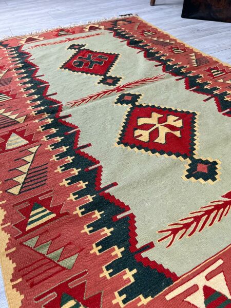 El Dokumasi Halı Kilim Yolluk Paspas Ölçü 180X111 Cm