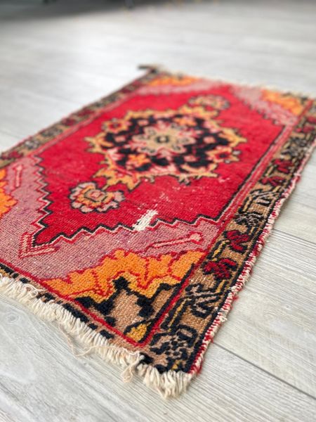 El Dokumasi Halı Kilim Yolluk Paspas Ölçü 79X52 Cm