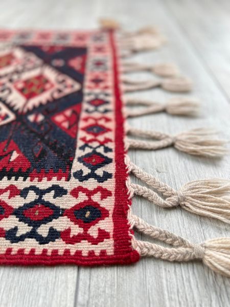 El Dokumasi Halı Kilim Yolluk Paspas Ölçü 77X51 Cm
