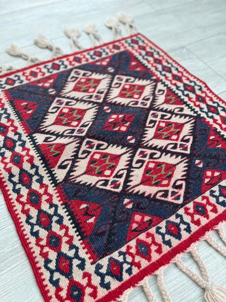 El Dokumasi Halı Kilim Yolluk Paspas Ölçü 77X51 Cm