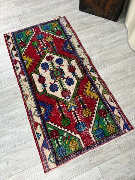 El Dokumasi Halı Kilim Yolluk Paspas Ölçü 162X82 Cm