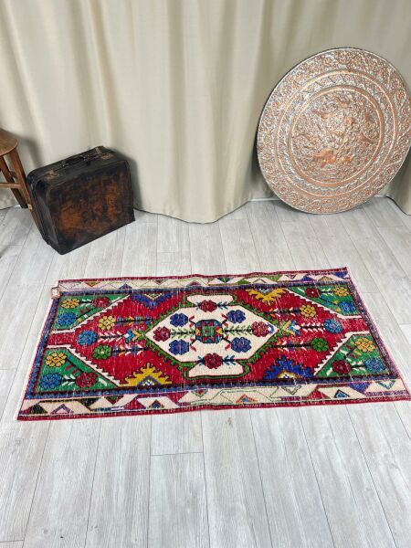 El Dokumasi Halı Kilim Yolluk Paspas Ölçü 162X82 Cm