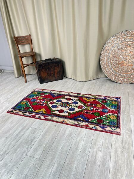 El Dokumasi Halı Kilim Yolluk Paspas Ölçü 162X82 Cm