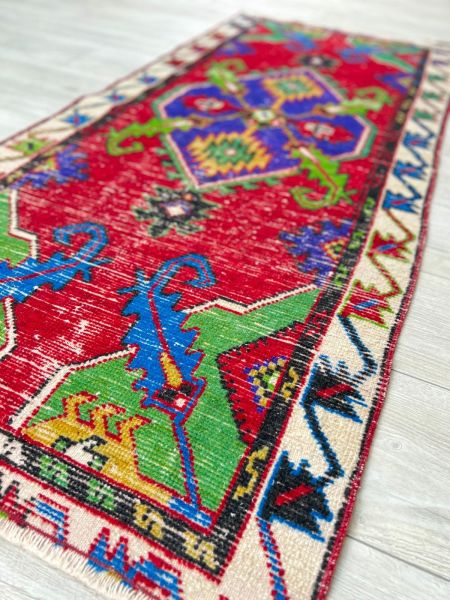 El Dokumasi Halı Kilim Yolluk Paspas Ölçü 138X81 Cm