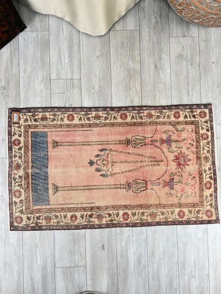 El Dokumasi Halı Kilim Yolluk Paspas Ölçü 136X78 Cm