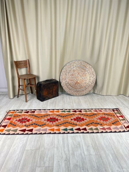 El Dokumasi Halı Kilim Yolluk Paspas Ölçü 235X78 Cm