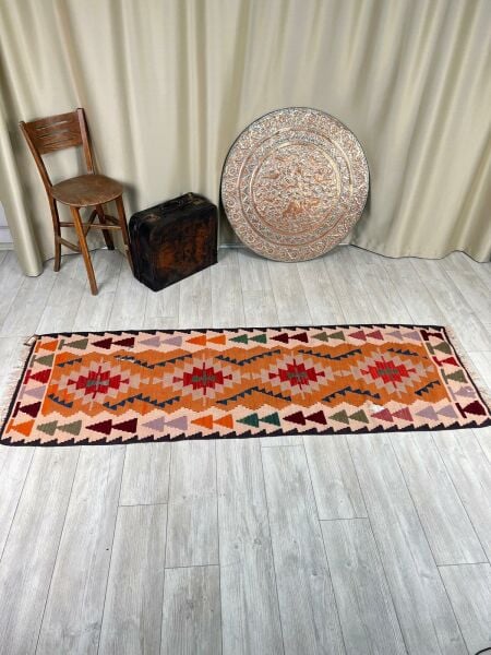 El Dokumasi Halı Kilim Yolluk Paspas Ölçü 235X78 Cm