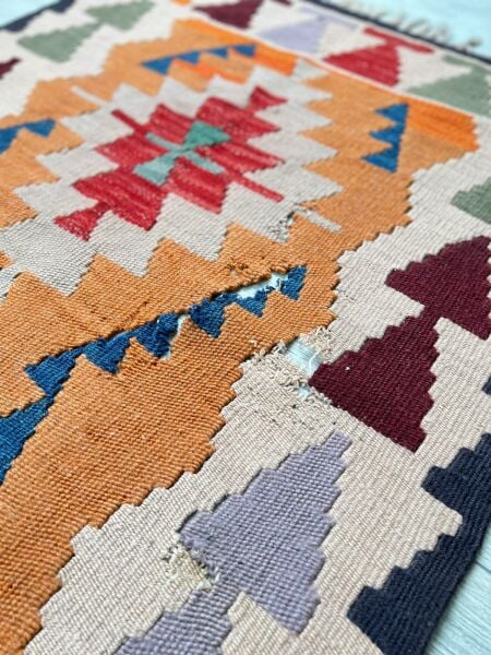 El Dokumasi Halı Kilim Yolluk Paspas Ölçü 235X78 Cm