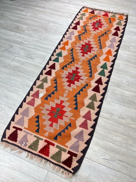 El Dokumasi Halı Kilim Yolluk Paspas Ölçü 235X78 Cm
