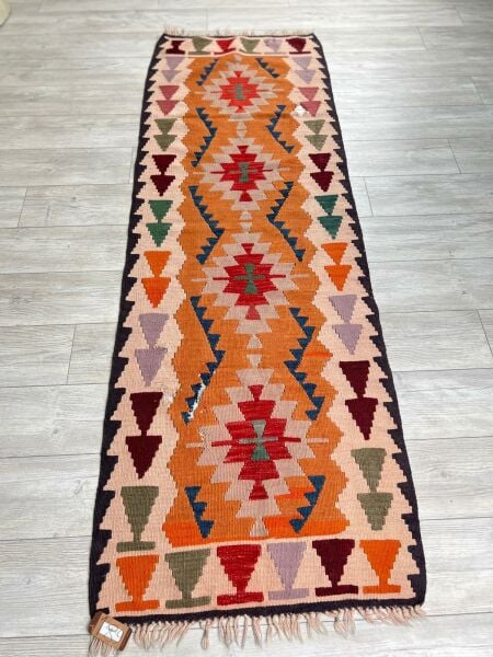 El Dokumasi Halı Kilim Yolluk Paspas Ölçü 235X78 Cm