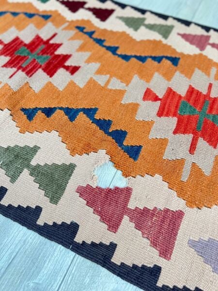 El Dokumasi Halı Kilim Yolluk Paspas Ölçü 235X78 Cm