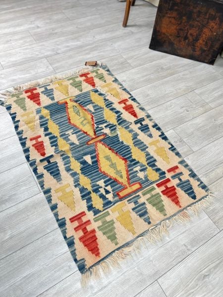 El Dokumasi Halı Kilim Yolluk Paspas Ölçü 123X75 Cm