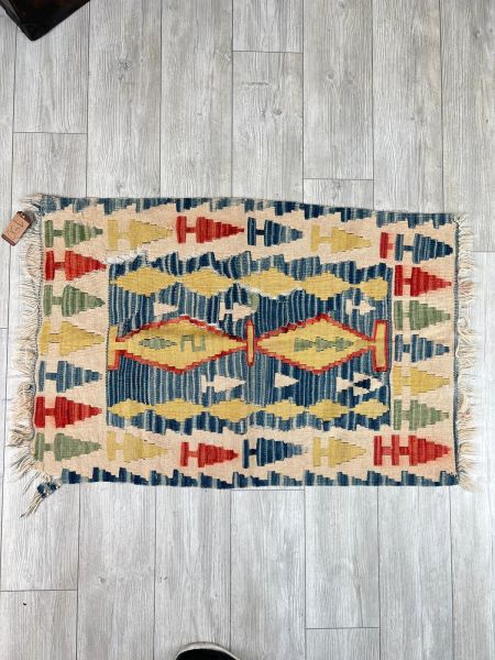 El Dokumasi Halı Kilim Yolluk Paspas Ölçü 123X75 Cm