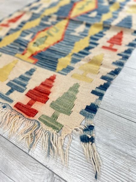 El Dokumasi Halı Kilim Yolluk Paspas Ölçü 123X75 Cm
